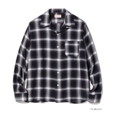 画像2: SUGAR CANE (シュガーケーン) RAYON OMBRE CHECK OPEN SHIRT  (2)