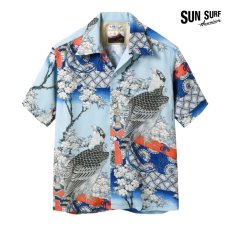 画像1: SUNSURF (サンサーフ) SUN SURF × 葛飾北斎 SPECIAL EDITION “桜花に鷹図” (1)