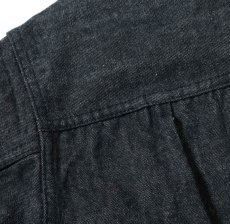 画像9: BUZZ RICKSON`S(バズリクソンズ) WORLD WAR II BLACK DENIM BLOUSE (9)