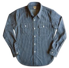 画像1: DELUXEWARE(デラックスウエア) HICKORY NEL SHIRT (1)