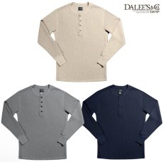 画像1: DALEE'S&CO (ダリーズ＆コー) 30s WAFFLE HENLY THERMAL (1)