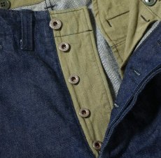 画像5: BUZZ RICKSON`S (バズリクソンズ) TROUSERS, FIELD, Type M-1943 “DENIM CIVILIAN MODEL” (5)