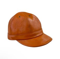 画像2: Dapper`s (ダッパーズ) 40’s Style Horsehide Leather Work Cap  (2)