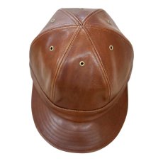 画像10: Dapper`s (ダッパーズ) 40’s Style Horsehide Leather Work Cap  (10)