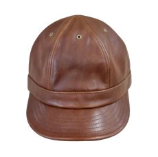 画像8: Dapper`s (ダッパーズ) 40’s Style Horsehide Leather Work Cap  (8)