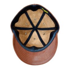 画像11: Dapper`s (ダッパーズ) 40’s Style Horsehide Leather Work Cap  (11)