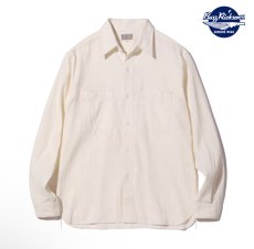 画像1: BUZZ RICKSON’S (バズリクソンズ) WHITE CHAMBRAY WORK SHIRT (LONG SLEEVE) (1)