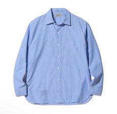 画像2: BUZZ RICKSON’S (バズリクソンズ) SHIRT, MAN'S, COTTON OXFORD CLOTH, 4oz. BLUE (2)