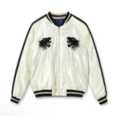 画像2: TAILOR TOYO (テーラー東洋) Mid 1950s Style Acetate Souvenir Jacket “BLACK TIGER” × “DUELLING DRAGONS” (2)