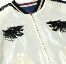 画像7: TAILOR TOYO (テーラー東洋) Mid 1950s Style Acetate Souvenir Jacket “BLACK TIGER” × “DUELLING DRAGONS” (7)