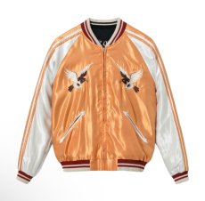 画像4: TAILOR TOYO (テーラー東洋) Early 1950s Style Acetate Souvenir Jacket “WHITE DRAGON” × “EAGLE” (4)