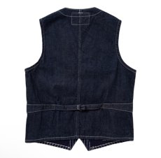 画像3: SUGAR CANE(シュガーケーン) 9oz. WABASH STRIPE WORK VEST (3)